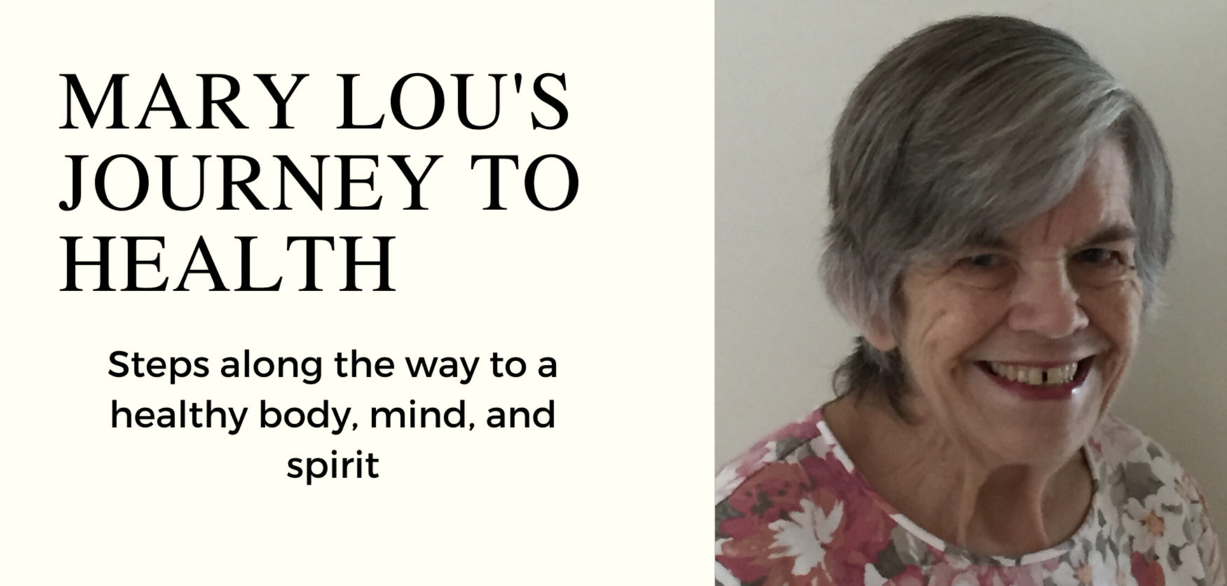 Mary Lou's Journey to Health